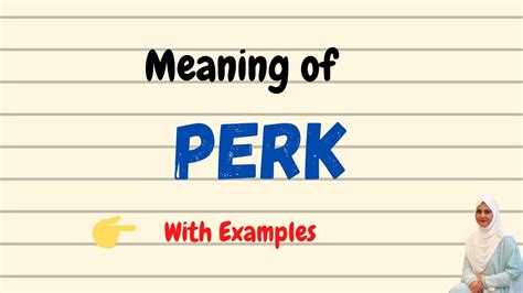 what is the meaning of perks|Perk Definition & Meaning .